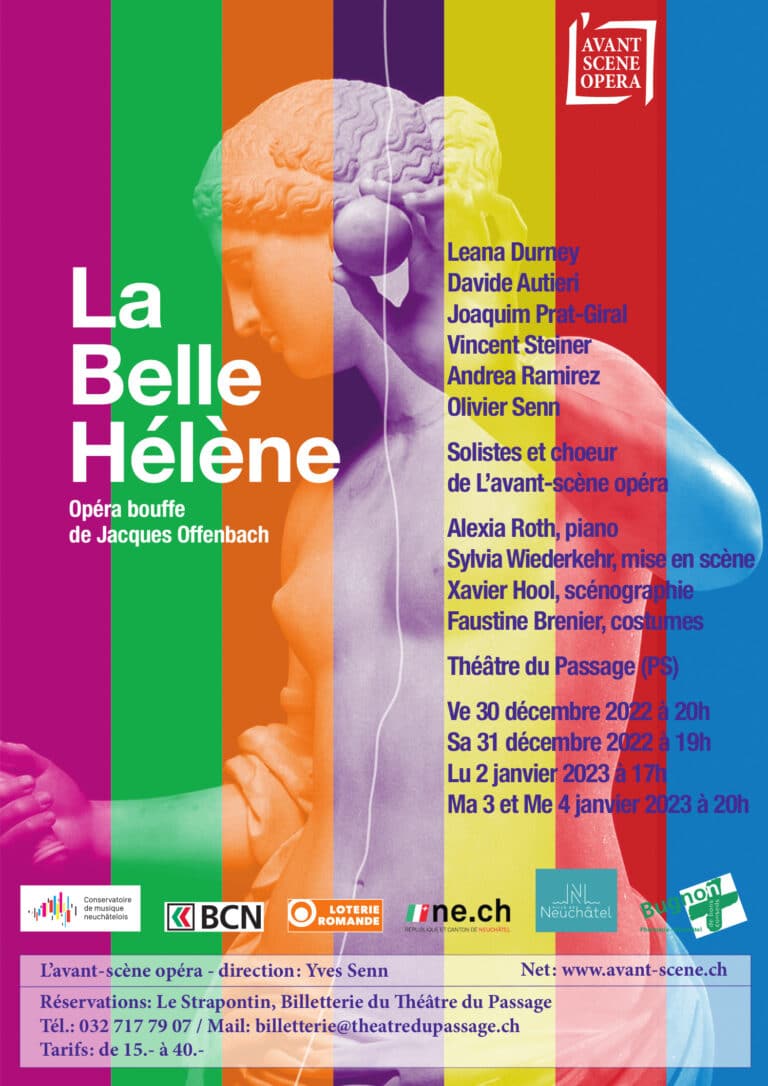 La Belle Hélène Lavant Scène Opéra 