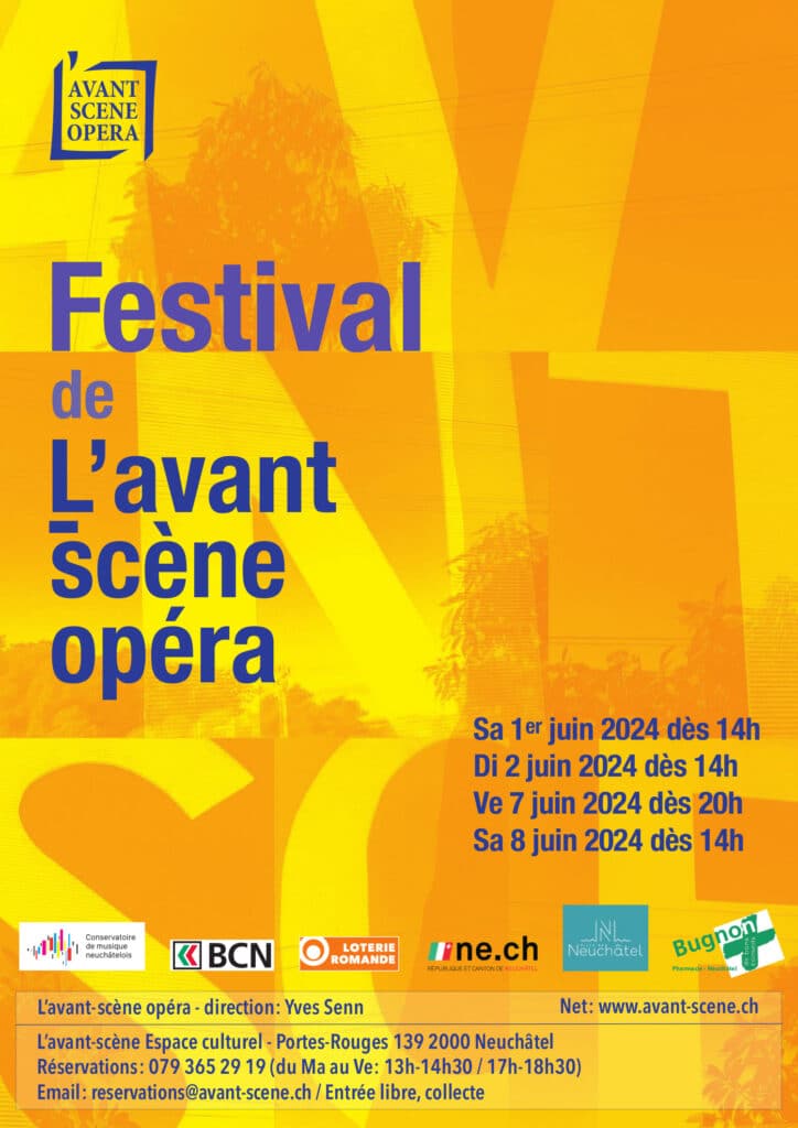 Affiche du Festival de L’avant-scène opéra 2024